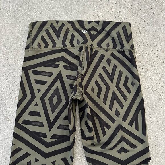 Lululemon Wunder Under Pant Leggings Full-On Luxtreme Chevron Shuffle Fatigue - Picture 5 of 8